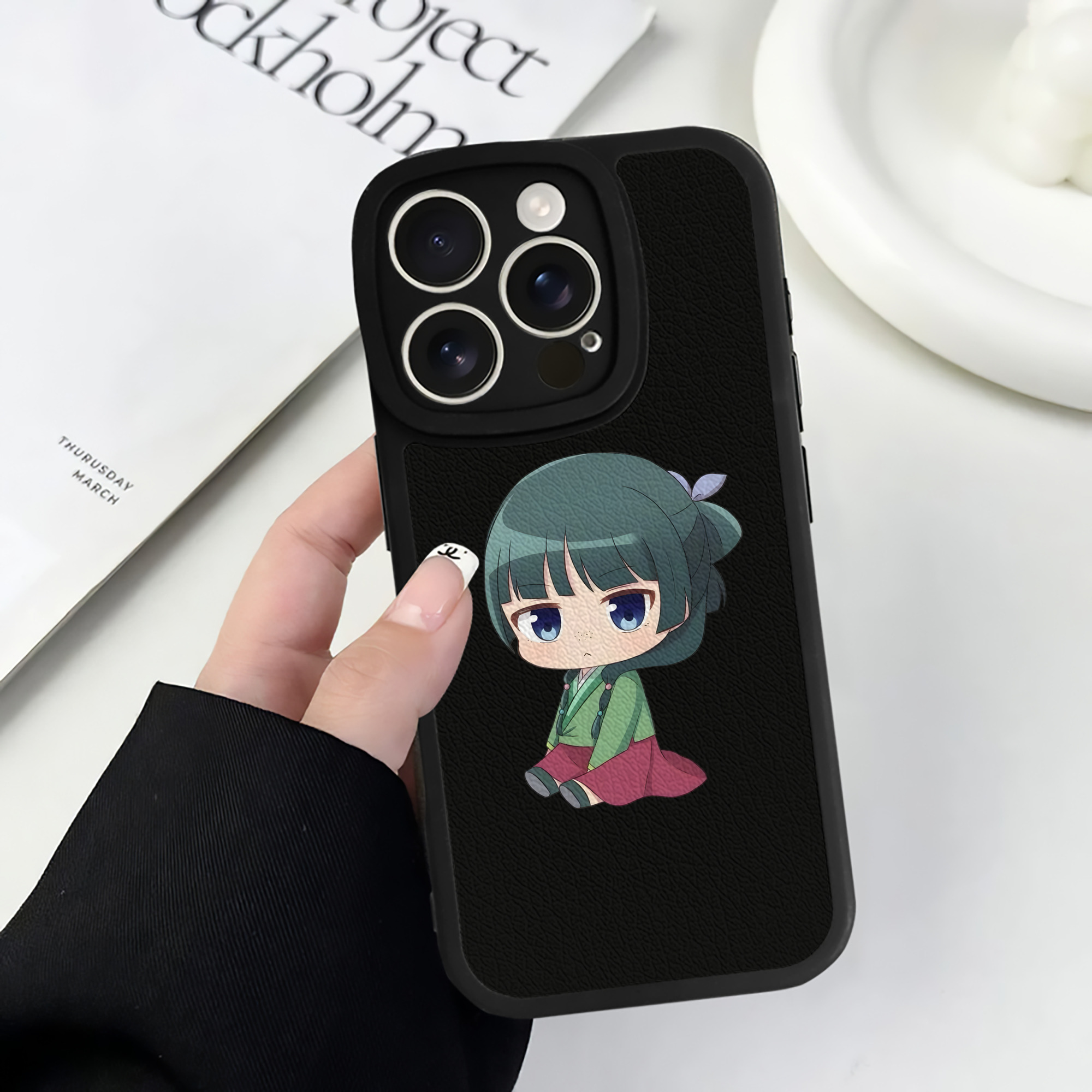 薬屋のひとりごと The Apothecary Diaries 【iPhone 16シリーズ対応】シリコンスマホケース（レザー調） 材質：シリコン